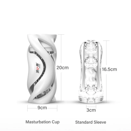 Мастурбатор Hurricane от Drywell белый